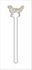 CMS-1386-C4 Golden Retriever Light Stirrer | 0.125Acrylic Stirrer | Case of 4