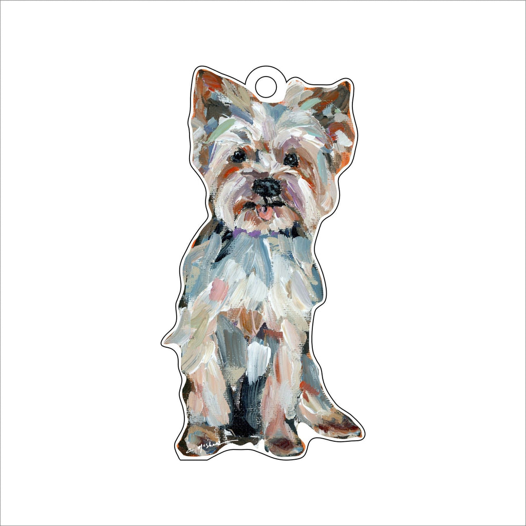 Yorkie Light | 0.25in. Acrylic Ornament | Case of 25