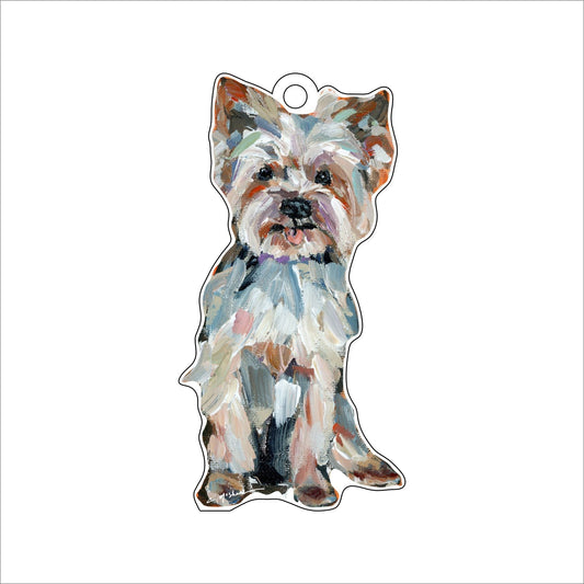 Yorkie Light | 0.25in. Acrylic Ornament | Case of 25