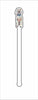 CMS-1391-C4 Goldendoodle Blue Bow Stirrer | 0.125Acrylic Stirrer | Case of 4