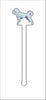 CMS-1396-C4 Goldendoodle White Stirrer | 0.125Acrylic Stirrer | Case of 4