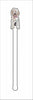 CMS-1397-C4 Goldendoodle with Pink Bow Stirrer | 0.125Acrylic Stirrer | Case of 4