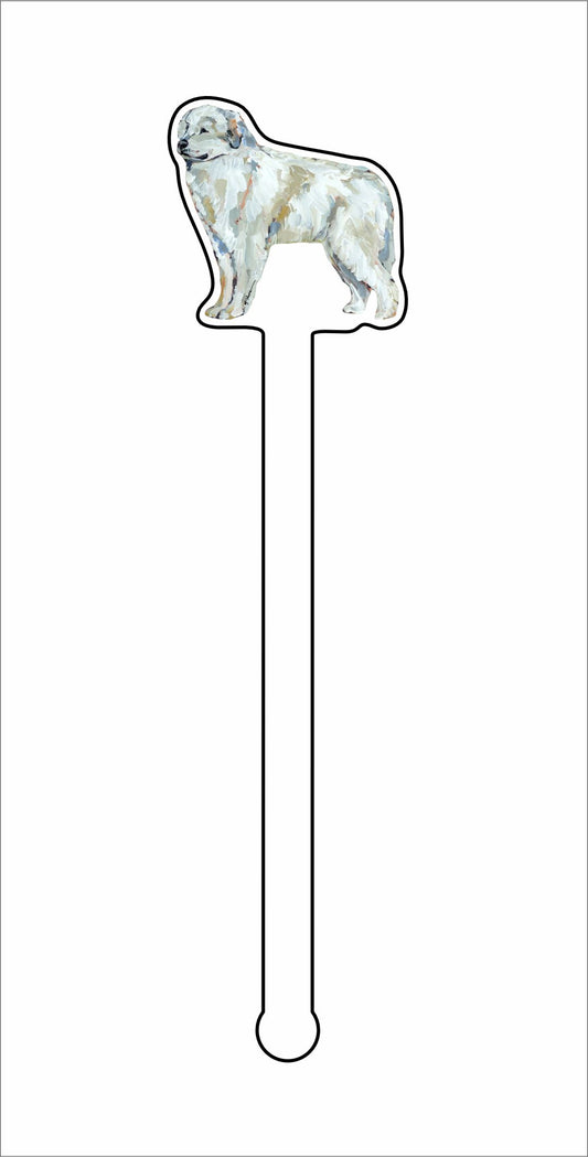CMS-1400-C4 Great Pyrenees Stirrer | 0.125Acrylic Stirrer | Case of 4
