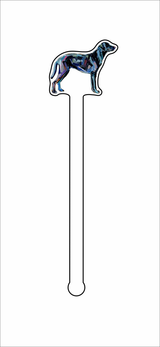 CMS-1402-C4 Lab Black Stirrer | 0.125Acrylic Stirrer | Case of 4