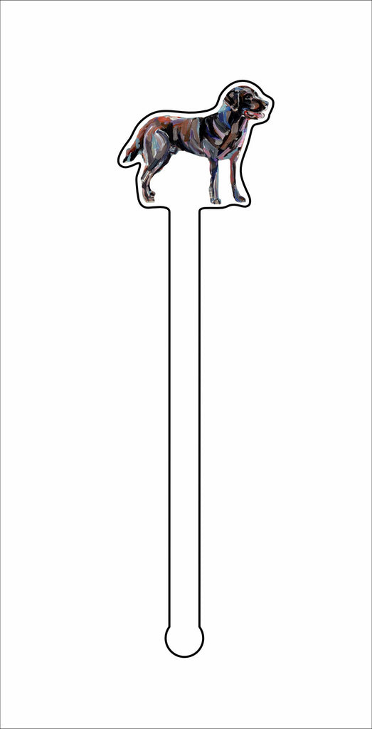 CMS-1403-C4 Lab Chocolate Stirrer | 0.125Acrylic Stirrer | Case of 4