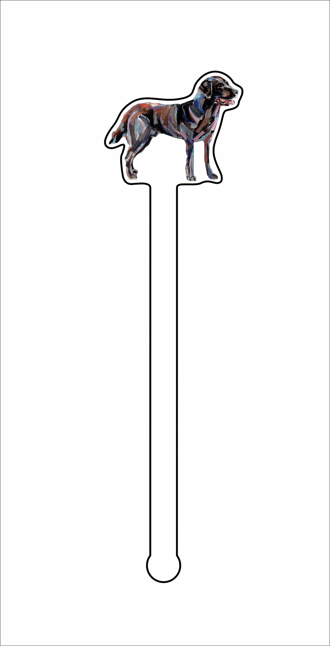 CMS-1403-C4 Lab Chocolate Stirrer | 0.125Acrylic Stirrer | Case of 4