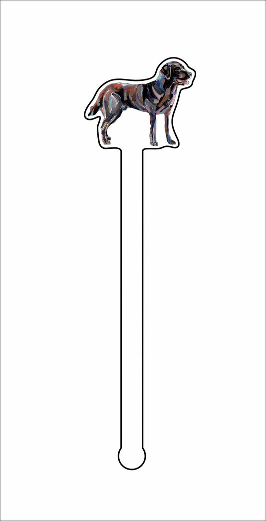 CMS-1403-C4 Lab Chocolate Stirrer | 0.125Acrylic Stirrer | Case of 4