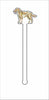 CMS-1406-C4 Lab Yellow Stirrer | 0.125Acrylic Stirrer | Case of 4