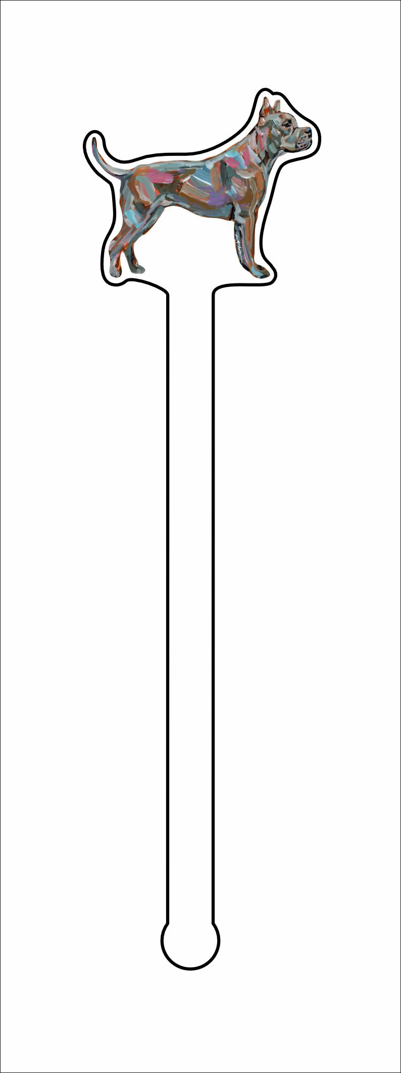 CMS-1414-C4 Pitbull Abstract Stirrer | 0.125Acrylic Stirrer | Case of 4