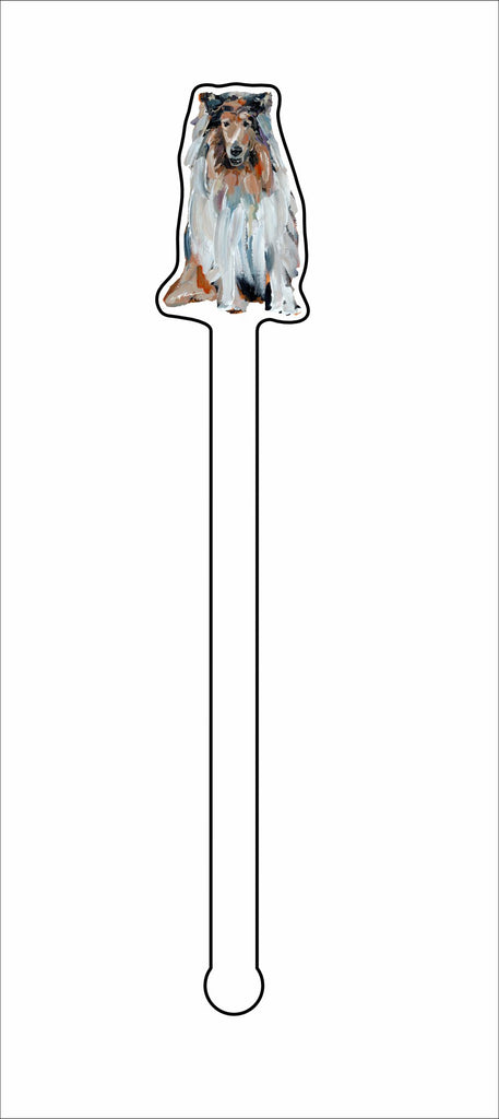 CMS-1424-C4 Rough Collie Stirrer | 0.125Acrylic Stirrer | Case of 4