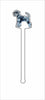 CMS-1427-C4 Schnauzer Stirrer | 0.125Acrylic Stirrer | Case of 4
