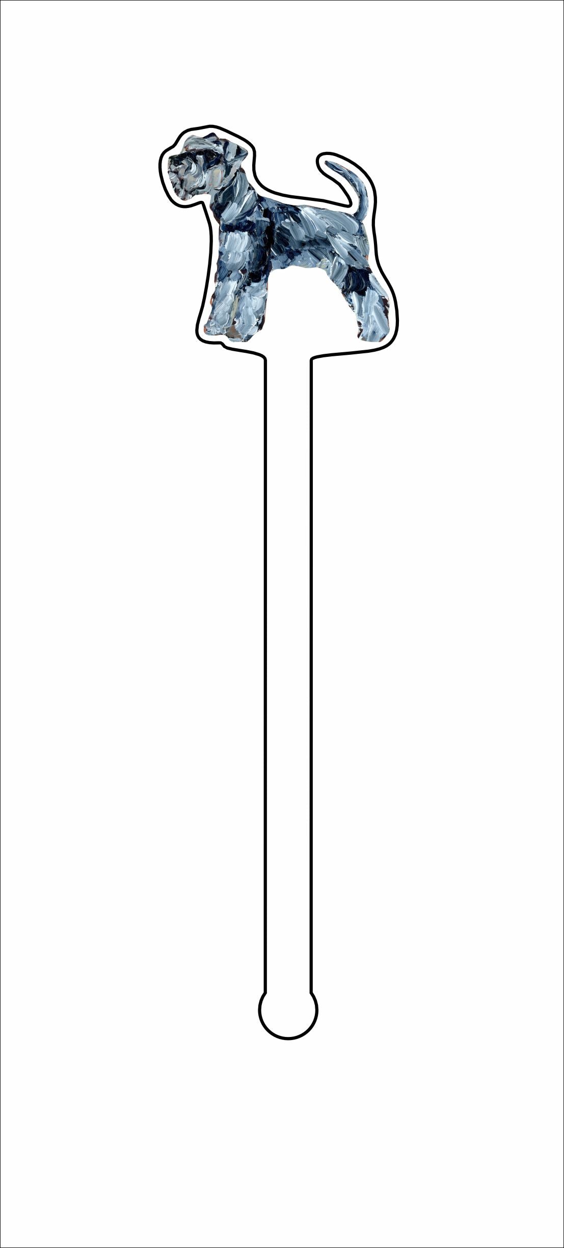 CMS-1427-C4 Schnauzer Stirrer | 0.125Acrylic Stirrer | Case of 4
