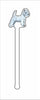 CMS-1438-C4 Westie Stirrer | 0.125Acrylic Stirrer | Case of 4