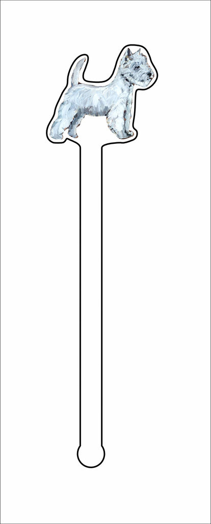 CMS-1438-C4 Westie Stirrer | 0.125Acrylic Stirrer | Case of 4