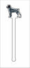 CMS-1440-C4 Wirehaired Pointing Griffon Stirrer | 0.125Acrylic Stirrer | Case of 4