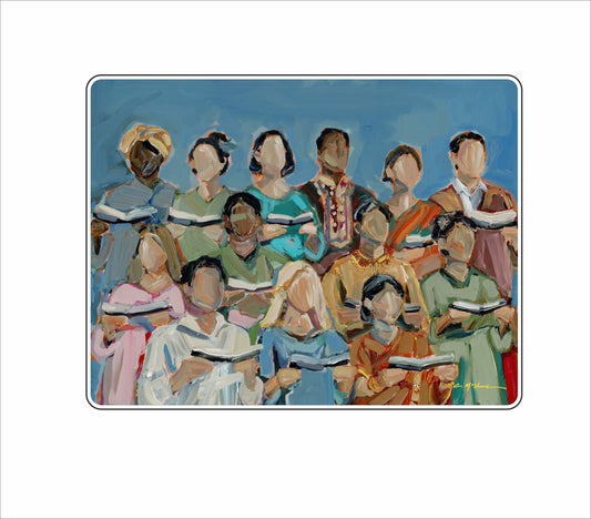 CMS-1442 Let The Nations Sing | 0.75Acrylic Contour | Case of 25