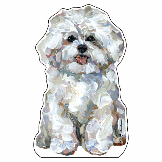 CMS-1456 Bichon Frise��Mini | 0.50Acrylic Mini | Case of 25