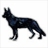 CMS-1462 German Shepherd Black Mini | 0.50Acrylic Mini | Case of 25