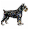 CMS-1465 Schnauzer Abstract Mini | 0.50Acrylic Mini | Case of 25