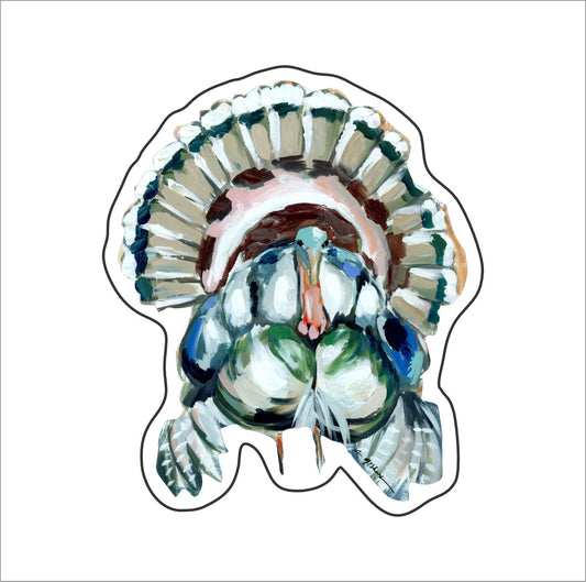 CMS-1497 Preston Gravy Turkey Sticker | Removable Sticker | Set of 10