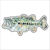 CMS-1481 Gone Fishing Bass Sticker | Removable | Case of 10