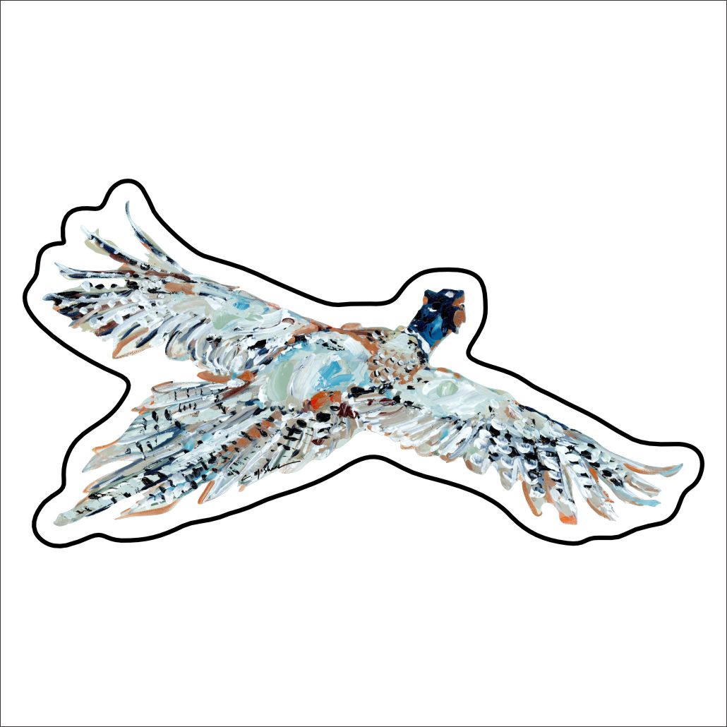 CMS-1484 Pheasant Sticker | Removable | Case of 10