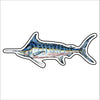 CMS-1485 Blue Marlin Sticker | Removable | Case of 10