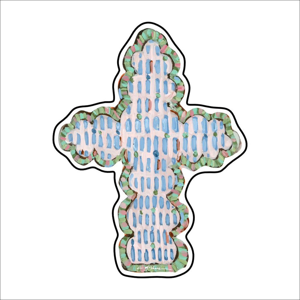 CMS-1486 Cross I Sticker | Removable | Case of 10