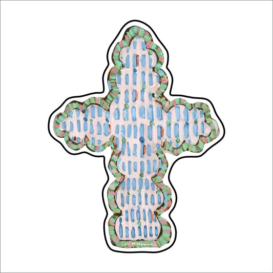 CMS-1486 Cross I Sticker | Removable | Case of 10