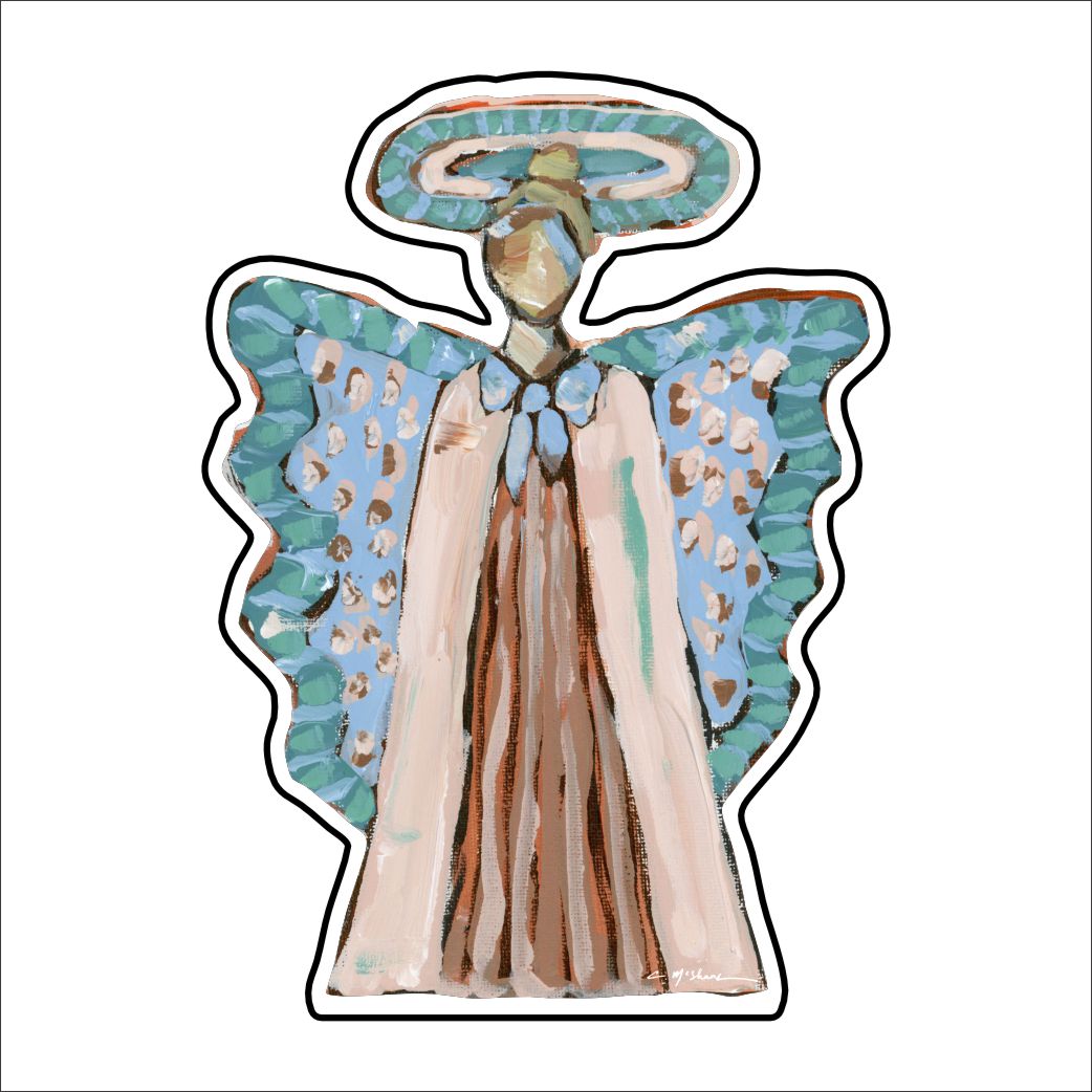 CMS-1494 Angel II Blond Sticker | Removable | Case of 10