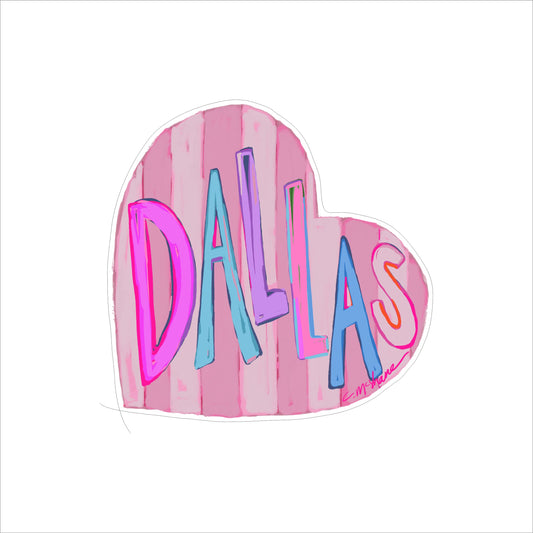 CMS-1545 Dallas LOVE | 0.75Acrylic Contour | Case of 25