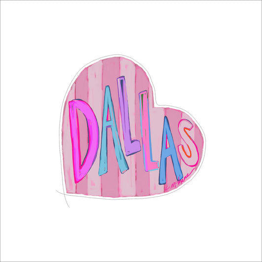 CMS-1546 Dallas LOVE Mini | 0.50Acrylic Mini | Case of 25
