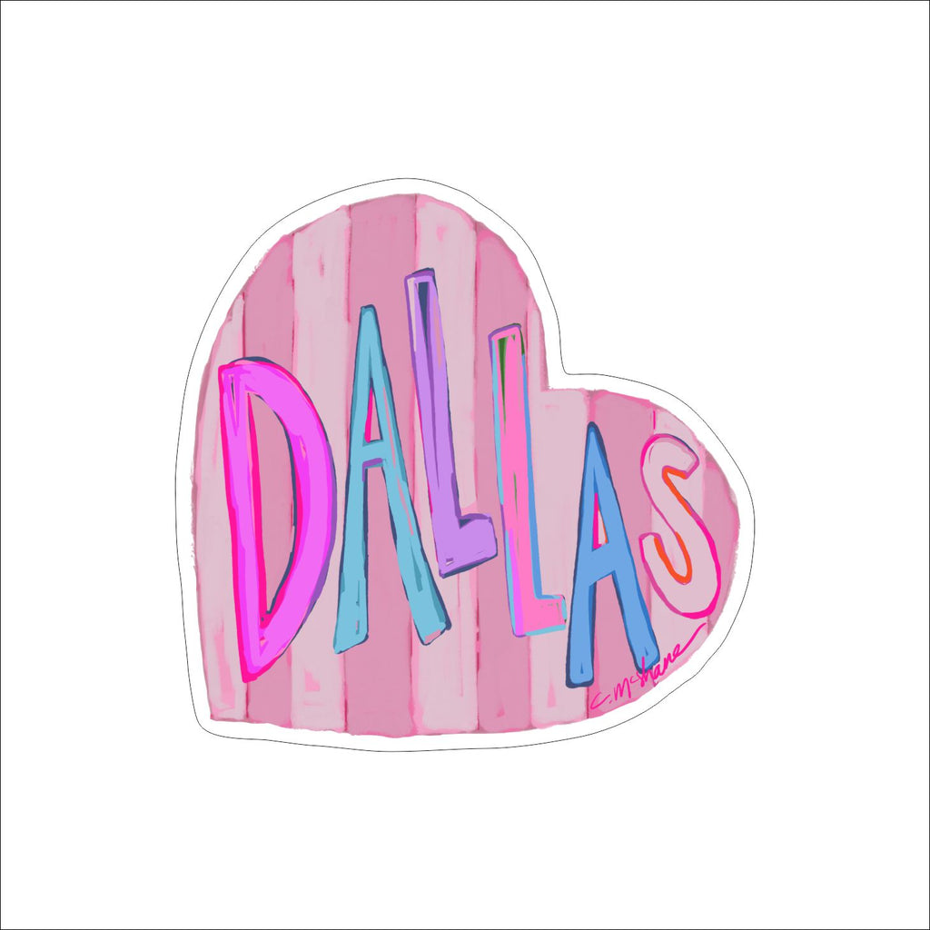 CMS-1548 Dallas LOVE Magnet | Set of 10