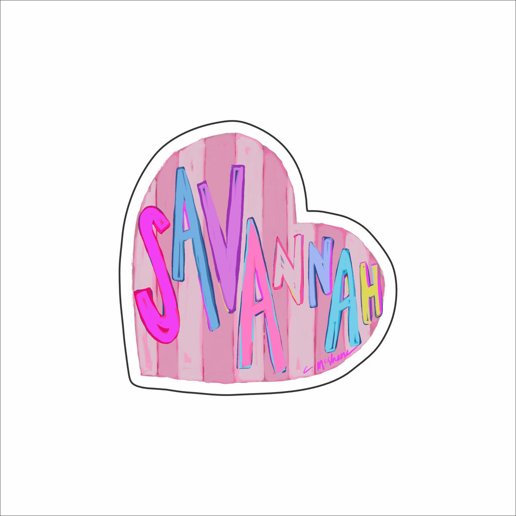CMS-1554 Savannah LOVE Sticker | Set of 10