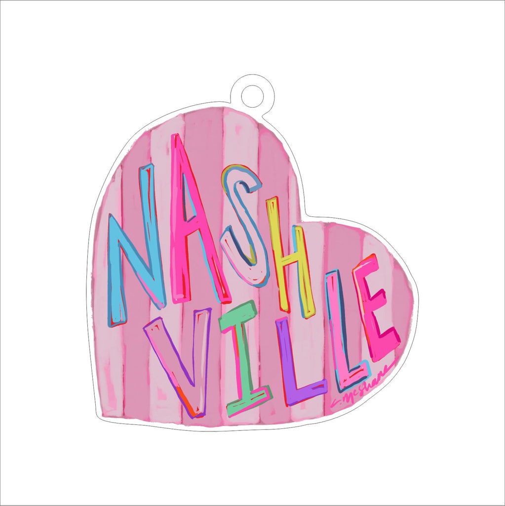 CMS-1562 Nashville LOVE Ornament | 0.25Acrylic Ornament