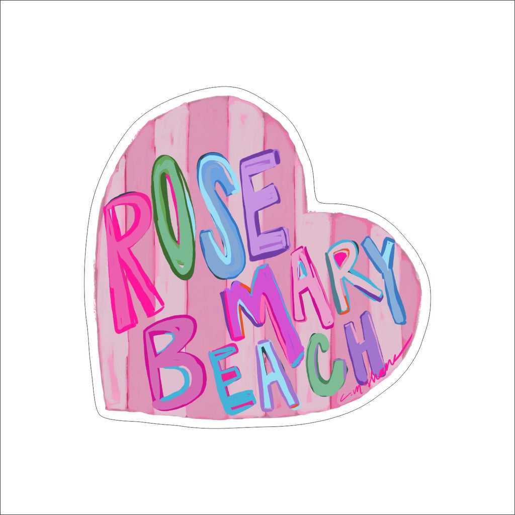 CMS-1573 Rosemary Beach LOVE Magnet | Set of 10