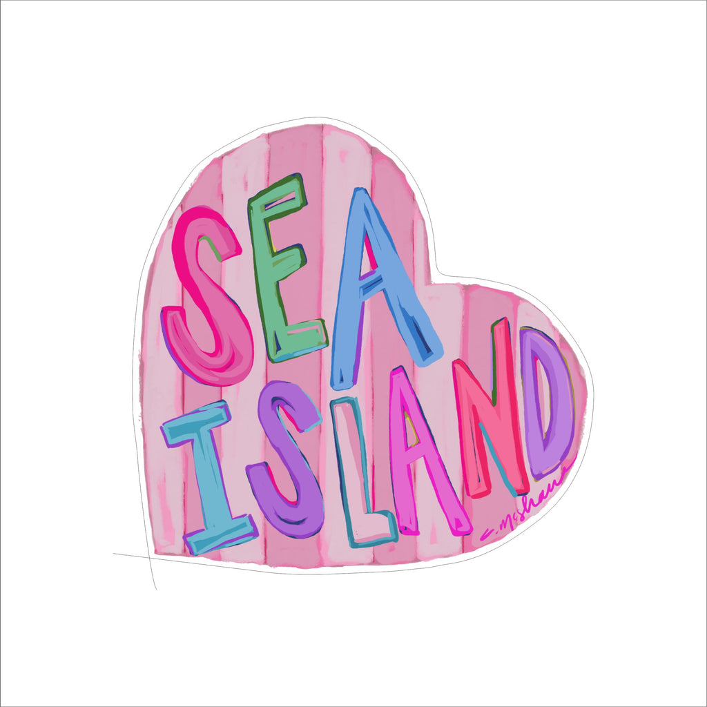 CMS-1580 Sea Island LOVE | 0.75Acrylic Contour |