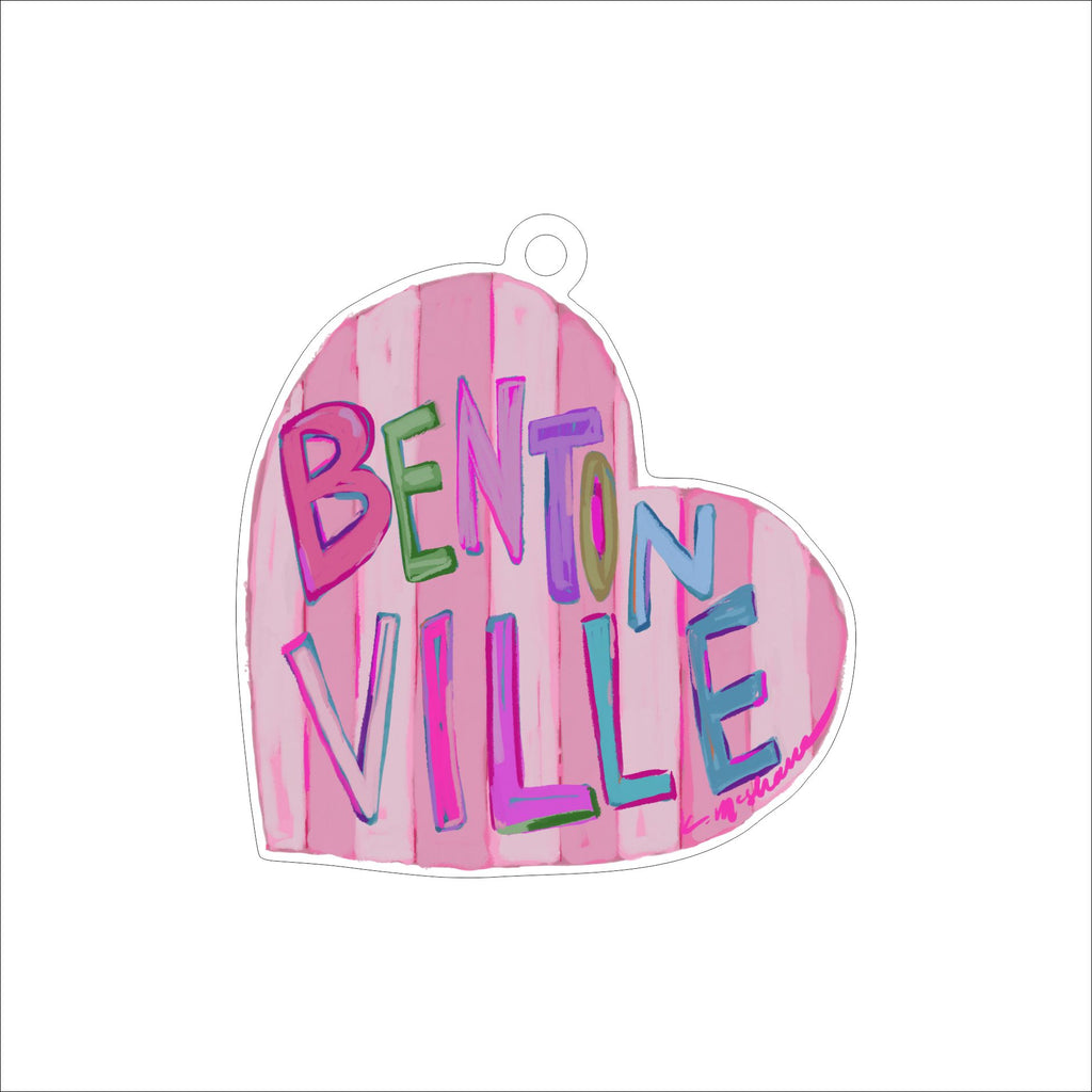 CMS-1587 Bentonville LOVE Ornament | 0.25Acrylic Ornament