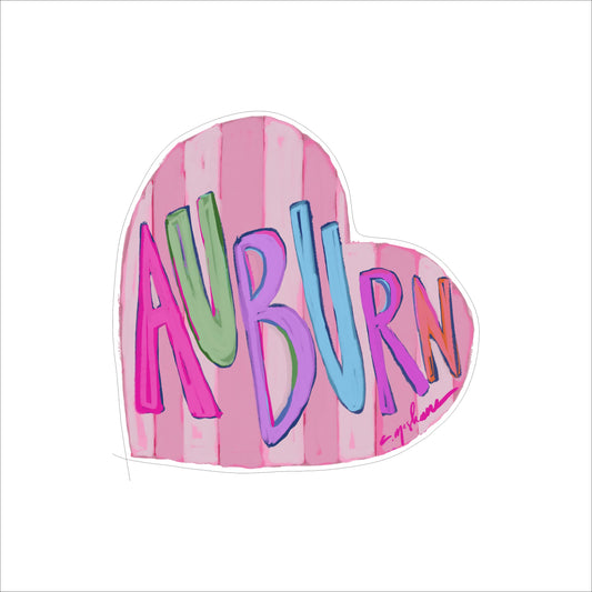 CMS-1590 Auburn LOVE | 0.75Acrylic Contour | Case of 25