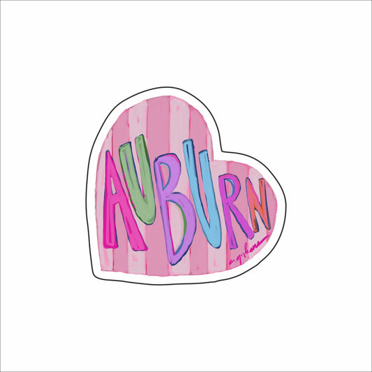 CMS-1594 Auburn LOVE Sticker | Set of 10