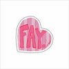 CMS-1599 Fay LOVE Sticker | Set of 10