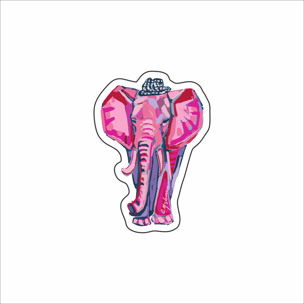 CMS-1604 Elephant LOVE Sticker | Set of 10