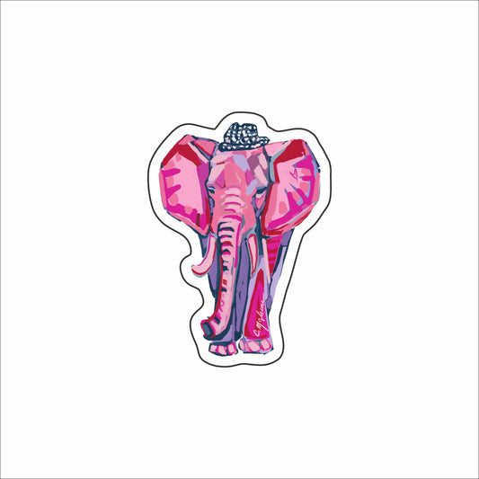 CMS-1604 Elephant LOVE Sticker | Set of 10