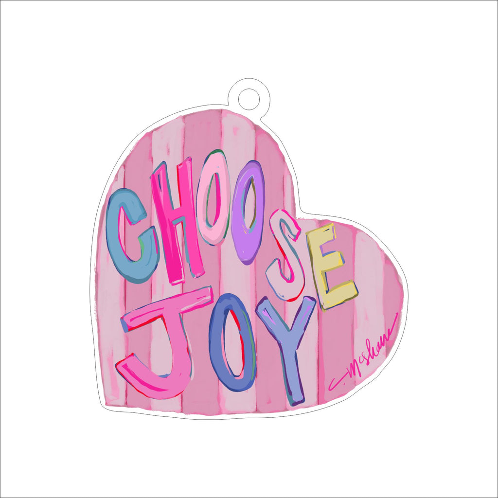 CMS-1612 Choose Joy Ornament | 0.25Acrylic Ornament