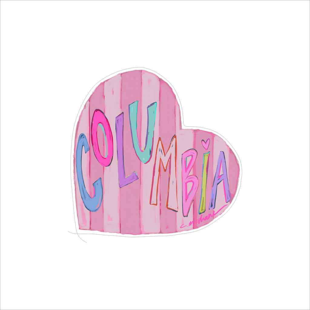 CMS-1615 Columbia LOVE | Acrylic Contour |