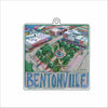 CMS-1622 Bentonville Ornament  | 0.25Acrylic Ornament |
