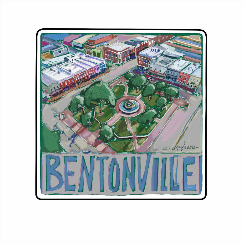 CMS-1624 Bentonville Sticker | Removable | Case of 10