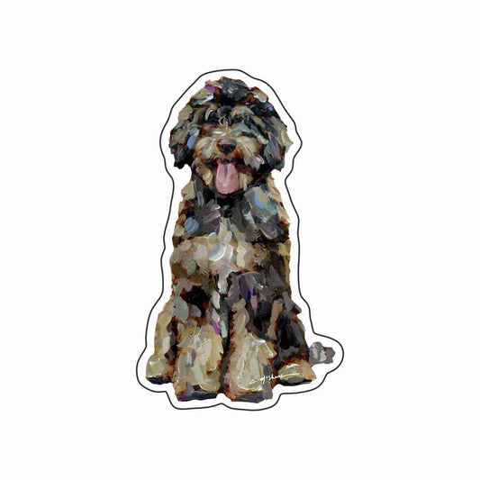 CMS-1634-C10 Bernedoodle Chocolate Magnet | 0.125Acrylic Magnet | Set of 10