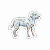 CMS-1649-C10 White Lab Sticker | Removable Sticker | Set of 10