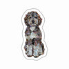 CMS-1650-C10 Bernedoodle Love Sticker | Removable Sticker | Set of 10